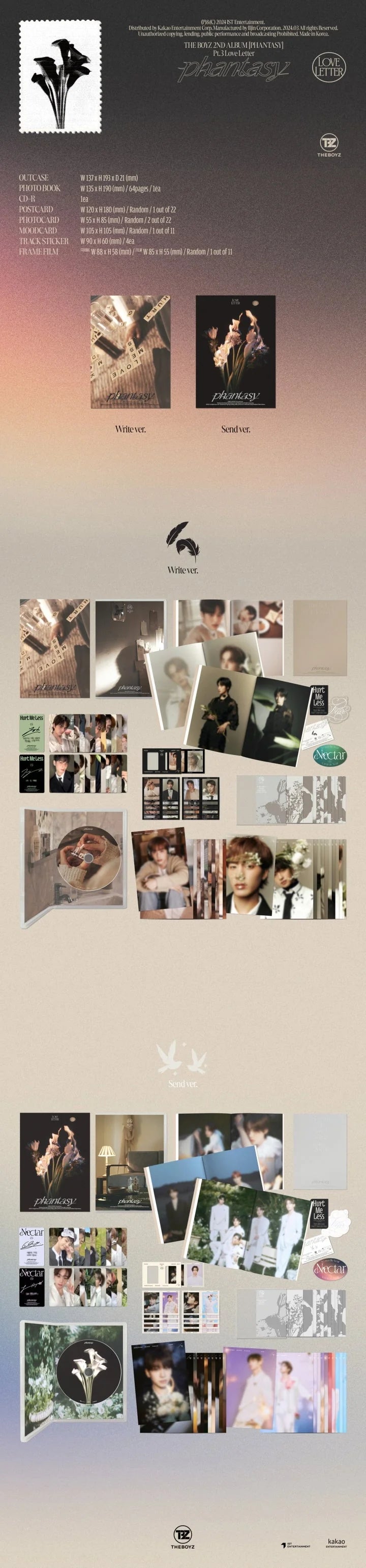 THE BOYZ - PHANTASY : PT.3 LOVE LETTER