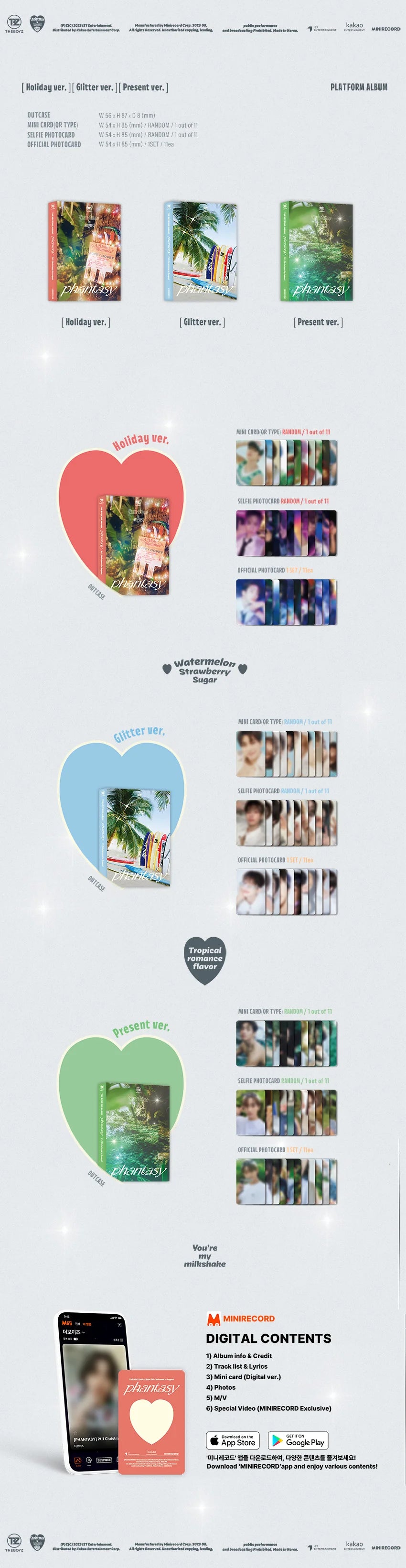 THE BOYZ - PHANTASY : PT.1 CHRISTMAS IN AUGUST (PLATFORM VER)