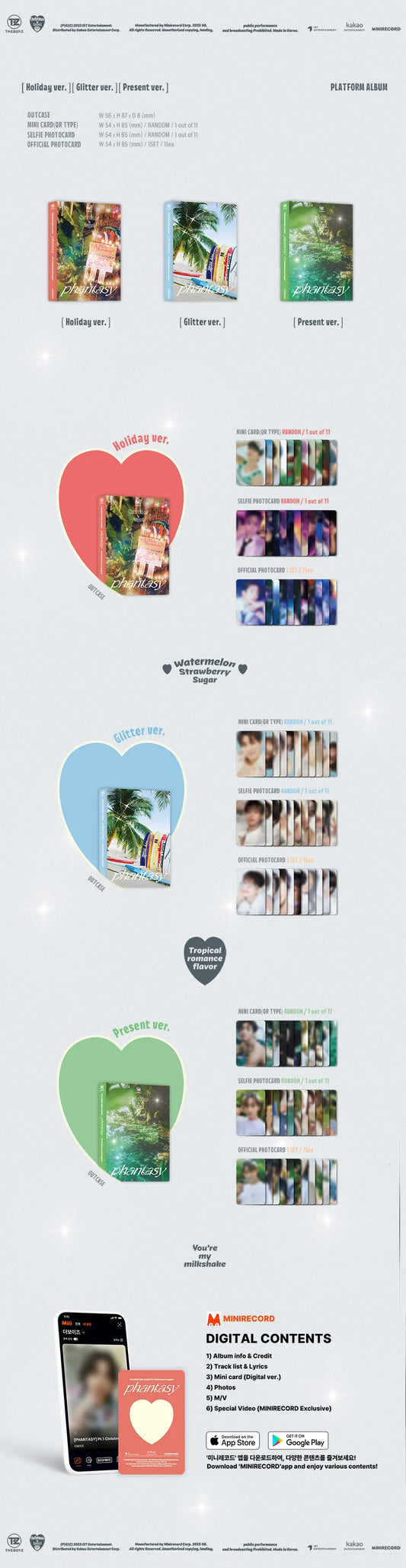 THE BOYZ - PHANTASY : PT.1 CHRISTMAS IN AUGUST (PLATFORM VER)
