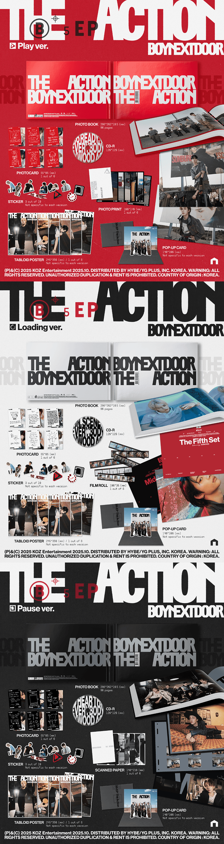 BOYNEXTDOOR - 5TH EP THE ACTION