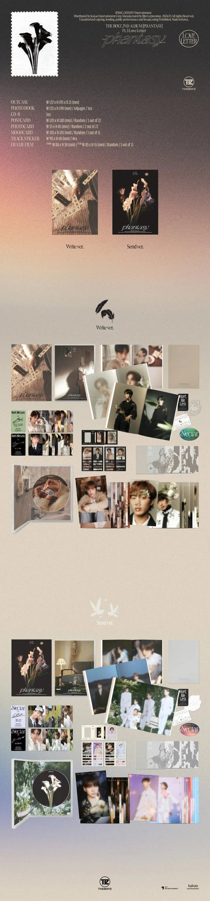 THE BOYZ - PHANTASY : PT.3 LOVE LETTER