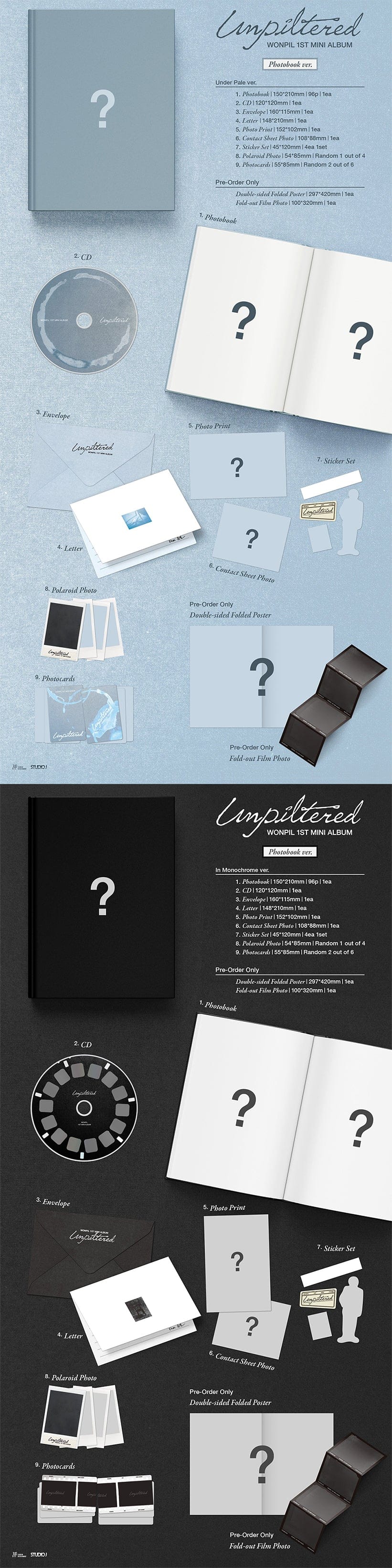 DAY6 WONPIL - 1st Mini Album UNPILTERED