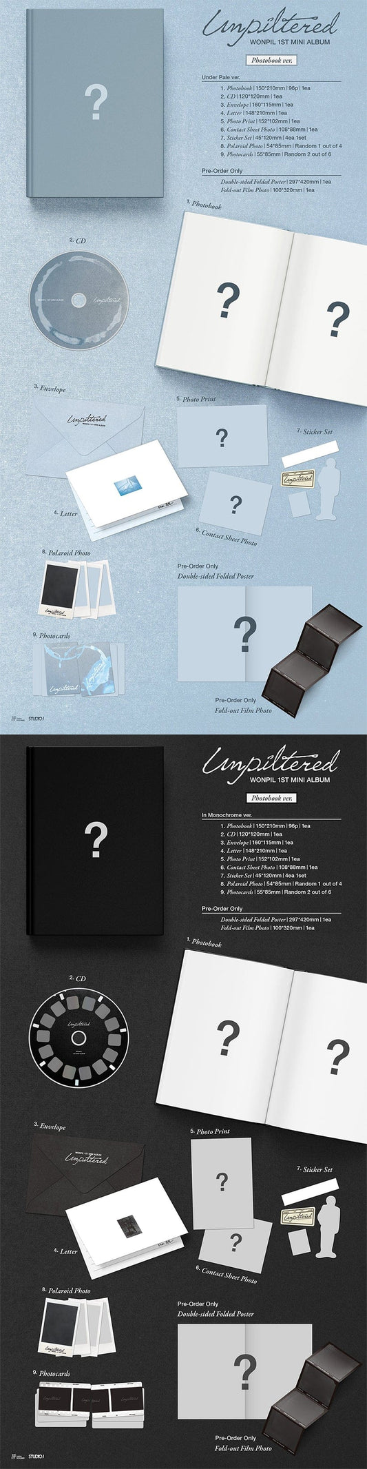 DAY6 WONPIL - 1st Mini Album UNPILTERED