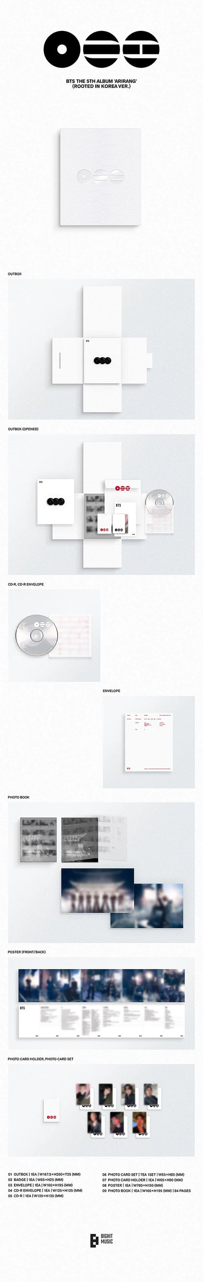 BTS - THE 5TH ALBUM ARIRANG (STANDARD VER)