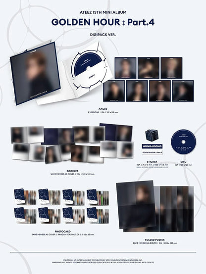 ATEEZ - GOLDEN HOUR PART 4 (DIGIPACK VER.)