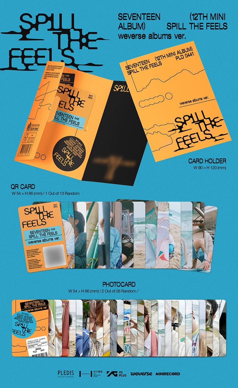 SEVENTEEN - SPILL THE FEELS (WEVERSE ALBUMS VER.)
