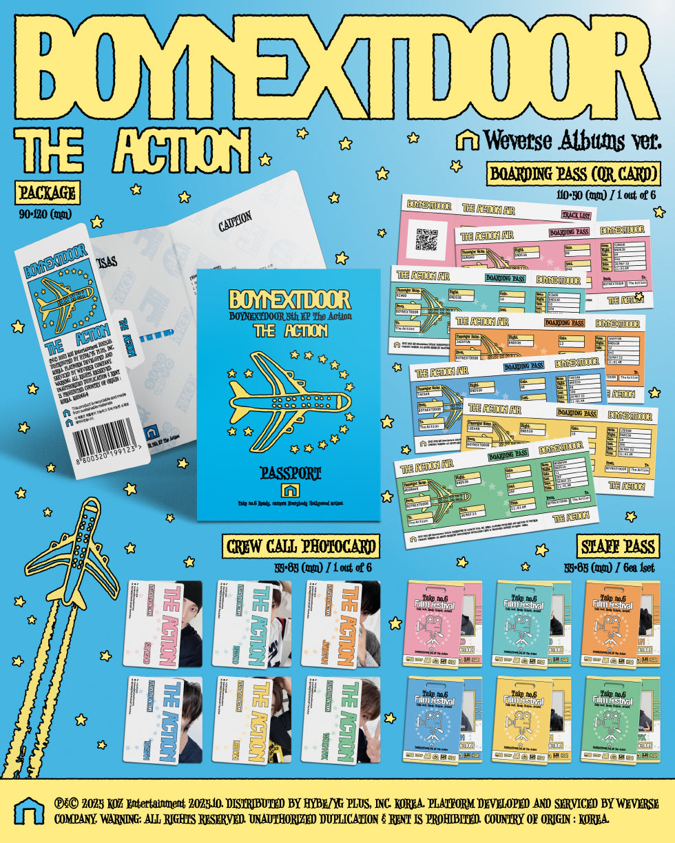 BOYNEXTDOOR - 5TH EP THE ACTION (WEVERSE ALBUM)
