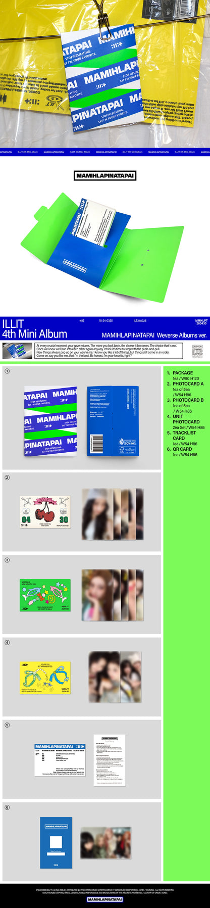 ILLIT - 4th Mini Album MAMIHLAPINATAPAI (WEVERSE VER)